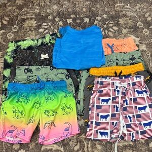 Cat & Jack Multicolor Kids Swim Trunks Collection